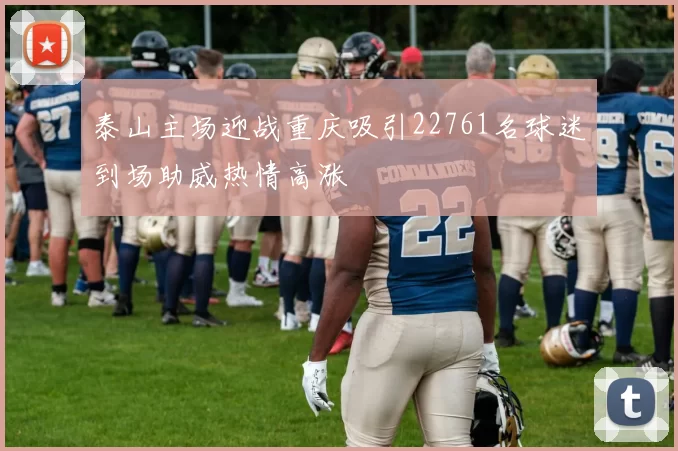 泰山主场迎战重庆吸引22761名球迷到场助威热情高涨