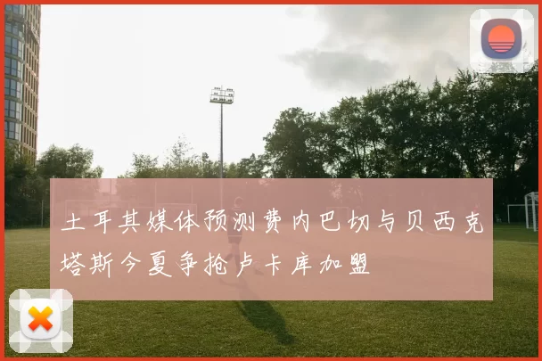 土耳其媒体预测费内巴切与贝西克塔斯今夏争抢卢卡库加盟